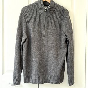 BANANA REPUBLIC Wool Half-Zip Sweater